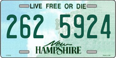NH license plate 2625924