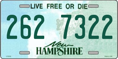 NH license plate 2627322