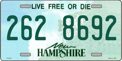 NH license plate 2628692