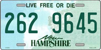 NH license plate 2629645