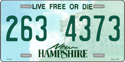 NH license plate 2634373