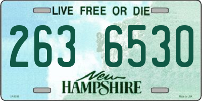 NH license plate 2636530