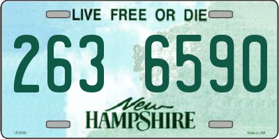 NH license plate 2636590