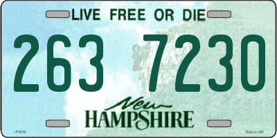 NH license plate 2637230