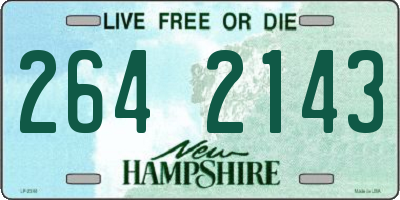NH license plate 2642143