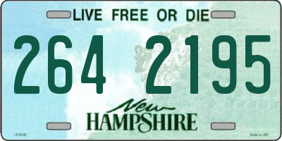 NH license plate 2642195