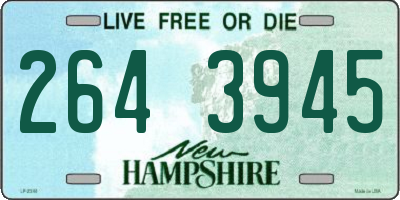 NH license plate 2643945