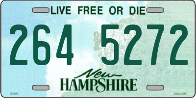 NH license plate 2645272