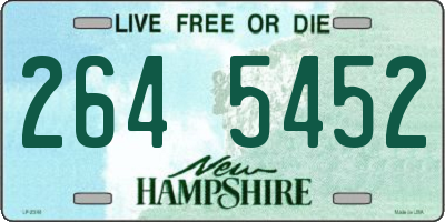 NH license plate 2645452