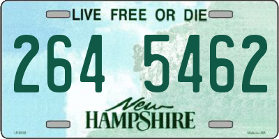 NH license plate 2645462