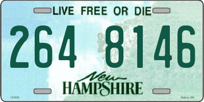 NH license plate 2648146