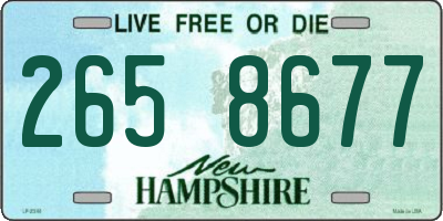 NH license plate 2658677