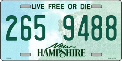 NH license plate 2659488