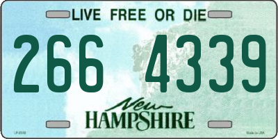 NH license plate 2664339