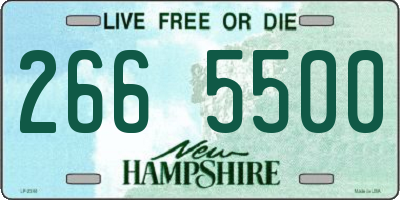 NH license plate 2665500