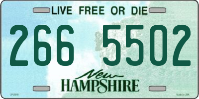 NH license plate 2665502