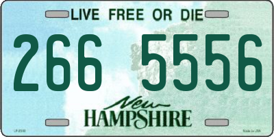 NH license plate 2665556