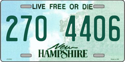 NH license plate 2704406