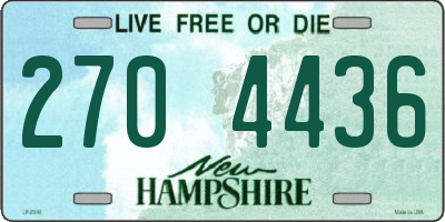 NH license plate 2704436