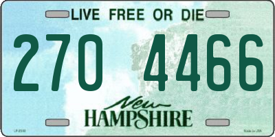 NH license plate 2704466