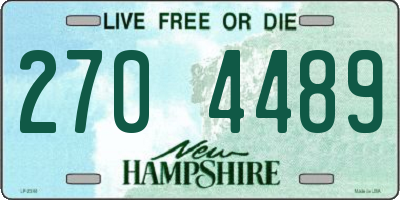 NH license plate 2704489