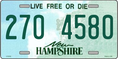 NH license plate 2704580