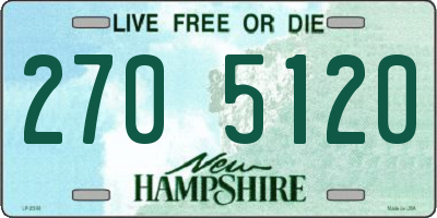 NH license plate 2705120