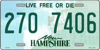 NH license plate 2707406
