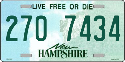 NH license plate 2707434