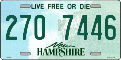 NH license plate 2707446