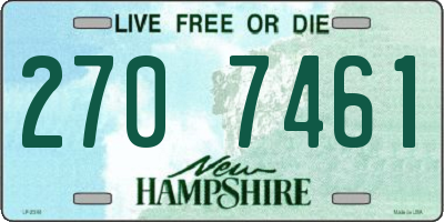 NH license plate 2707461