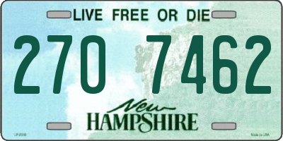 NH license plate 2707462