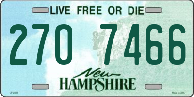 NH license plate 2707466