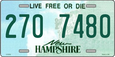 NH license plate 2707480