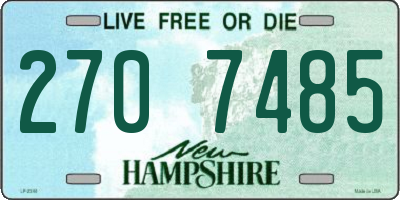 NH license plate 2707485