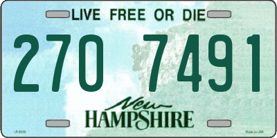 NH license plate 2707491