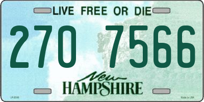 NH license plate 2707566
