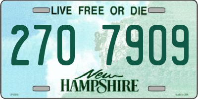 NH license plate 2707909