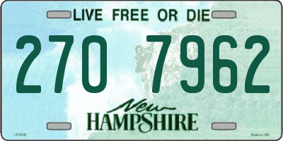 NH license plate 2707962