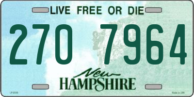 NH license plate 2707964