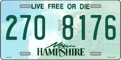 NH license plate 2708176