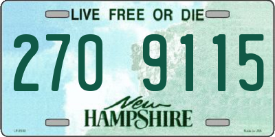 NH license plate 2709115