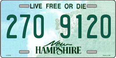 NH license plate 2709120
