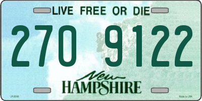 NH license plate 2709122