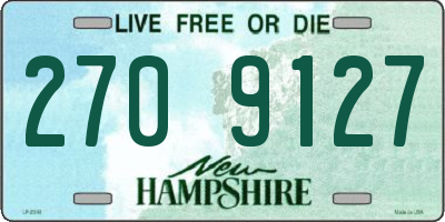 NH license plate 2709127