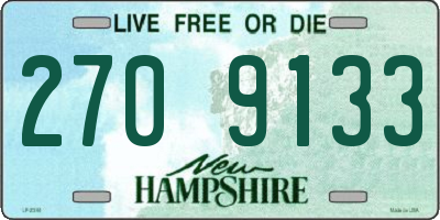 NH license plate 2709133
