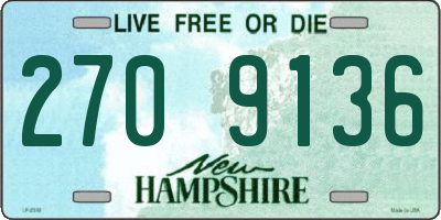 NH license plate 2709136