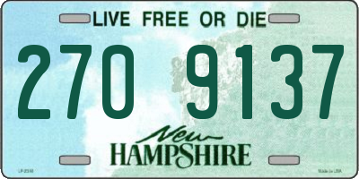 NH license plate 2709137