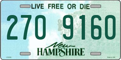 NH license plate 2709160