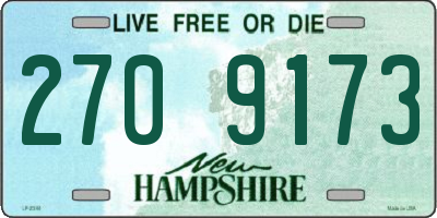 NH license plate 2709173